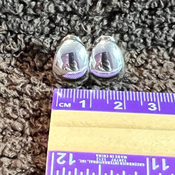 Vintage Silver Clip on Earrings Lot - 5 pair total - Picture 4 of 8